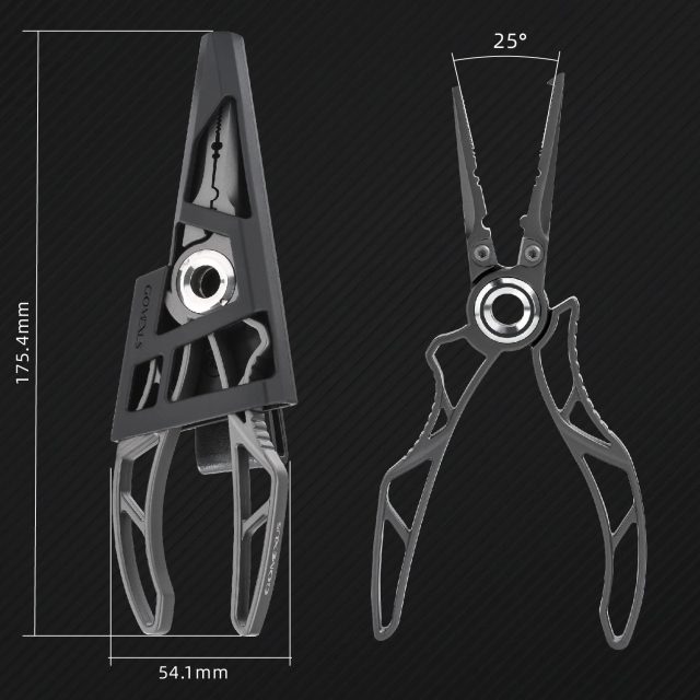 ゴメクサス フィッシングプライヤー「EXOSKELETON 7」仕様・規格・スペック