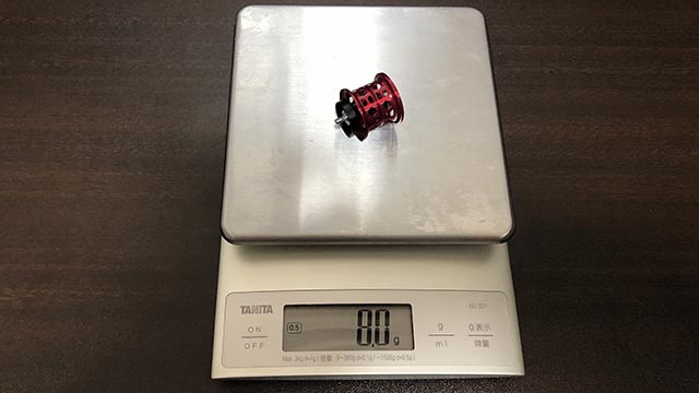 ダイワ スティーズ AIR TW スプール重量